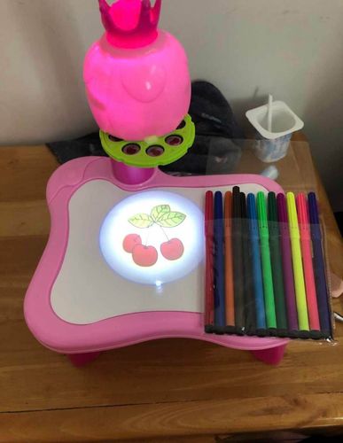 Customer photo review of DARREN™ CHILDREN PROJECTION DRAWING BOARD【BUY 2 FREE SHIPPING】