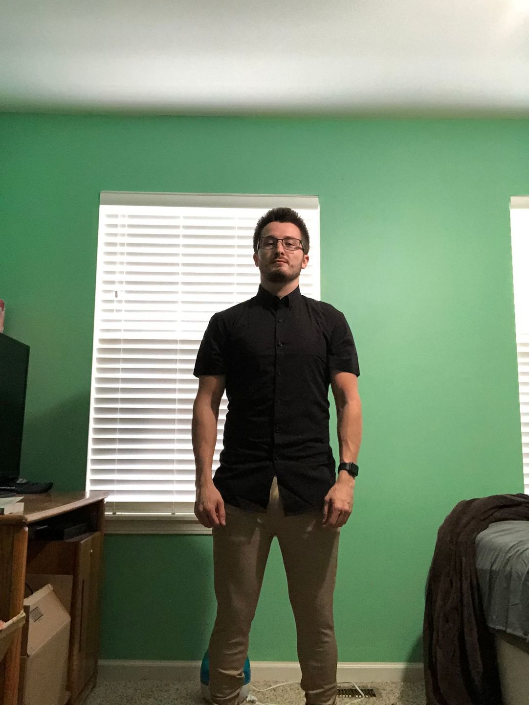 Customer photo review of Performance Bamboo Short Sleeve Shirt - Black