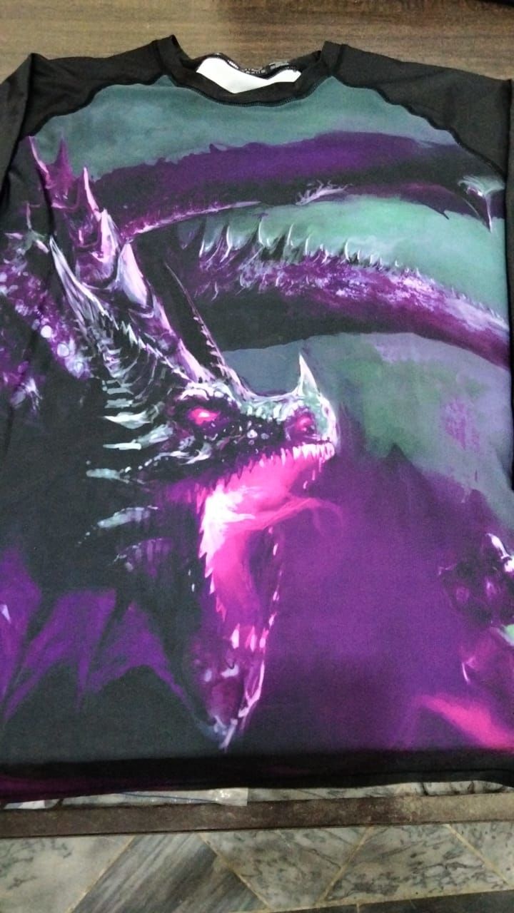 Customer photo review of Dragon Warrior Premium Rashguard