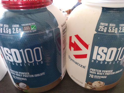 Customer photo review of Dymatize ISO100 Hydrolyzed Proteina Hidrolizada 5 Lb