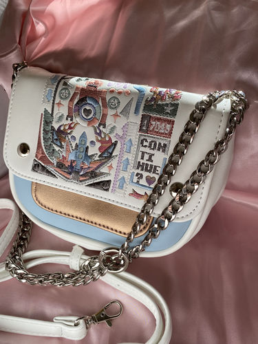 Customer photo review of Candy Crush Handbag