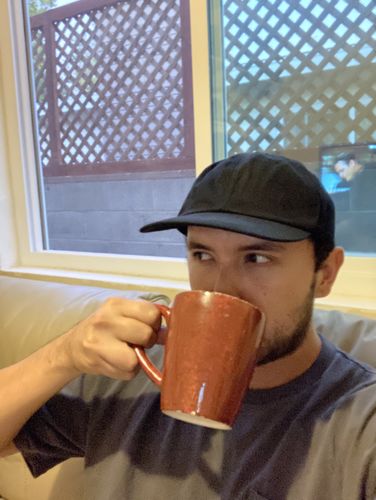 Customer photo review of Big Black Dad Hat