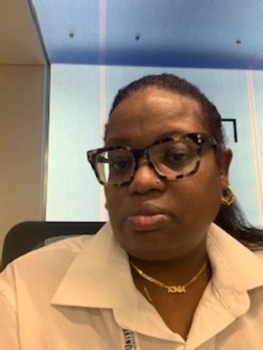 Customer photo review of Block Mini Name Necklace with Cuban Chain