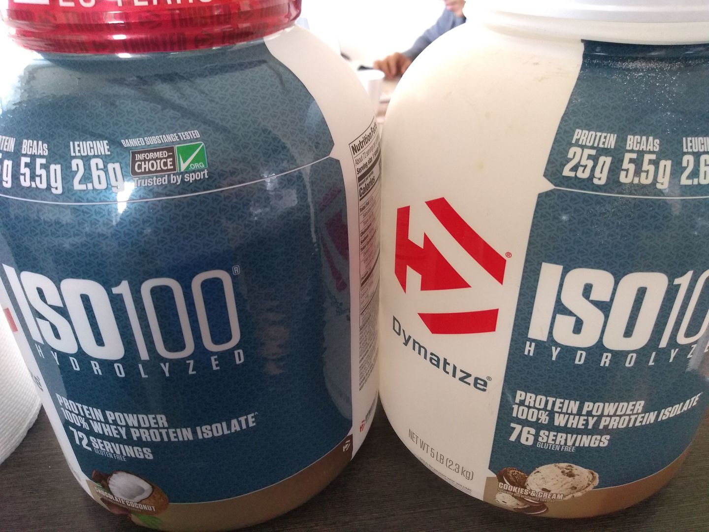 Customer photo review of Dymatize ISO100 Hydrolyzed Proteina Hidrolizada 5 Lb