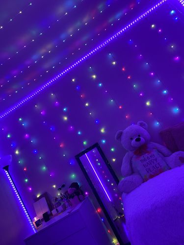 Customer photo review of DormVibes Color Changing Ceiling Lights