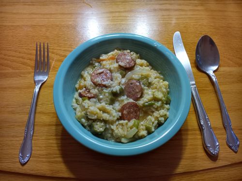 Customer photo review of North Country Andouille Sausage, 12oz
