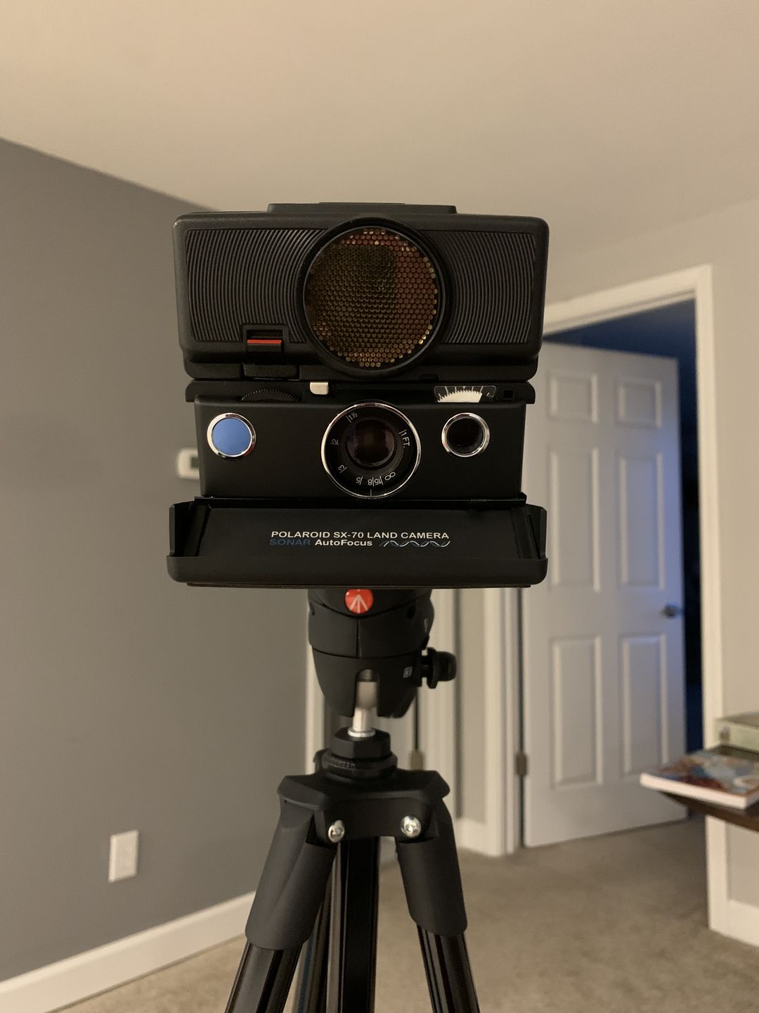 Customer photo review of Polaroid SX-70 Sonar Autofocus Black Folding Instant Film Camera