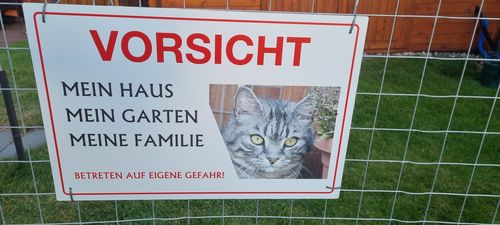 Customer photo review of Personalisierbares -Foto- Schild "Meins"