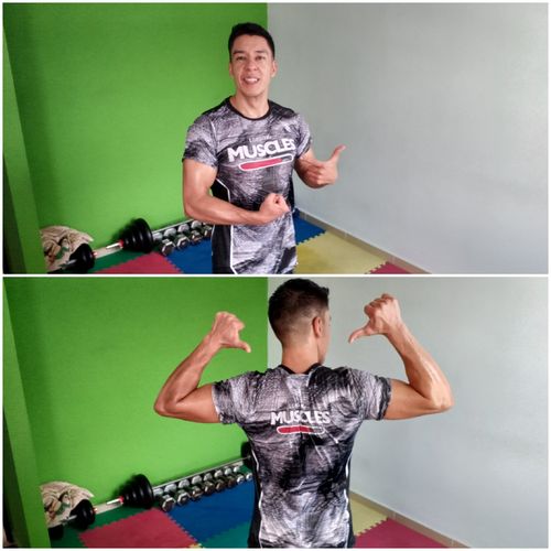 Customer photo review of Playera Deportiva TFIT 121 Caballero