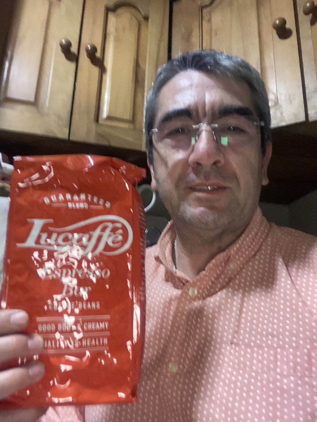 Customer photo review of Lucaffe Espresso Bar 1 kg Grano Entero