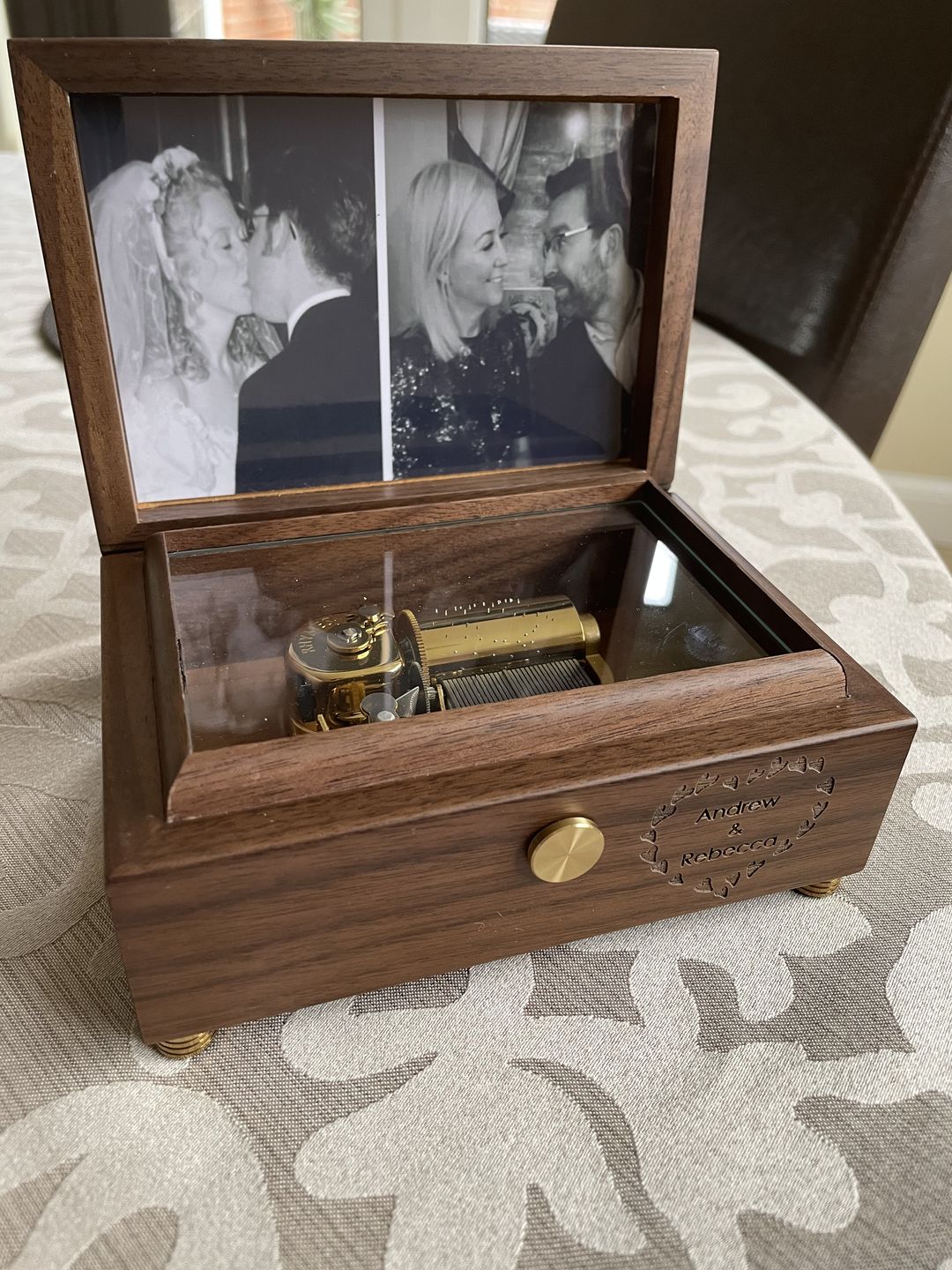 Customer photo review of Bespoke Music Box (inclusive of 18 or 30 Note Tune Service)