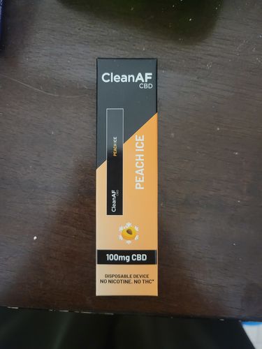 Customer photo review of 100 mg CBD Disposable Vape ~ CleanAF PUFF in 9 Flavors