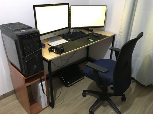 Customer photo review of Escritorio MIMA 140 x 60 Negro