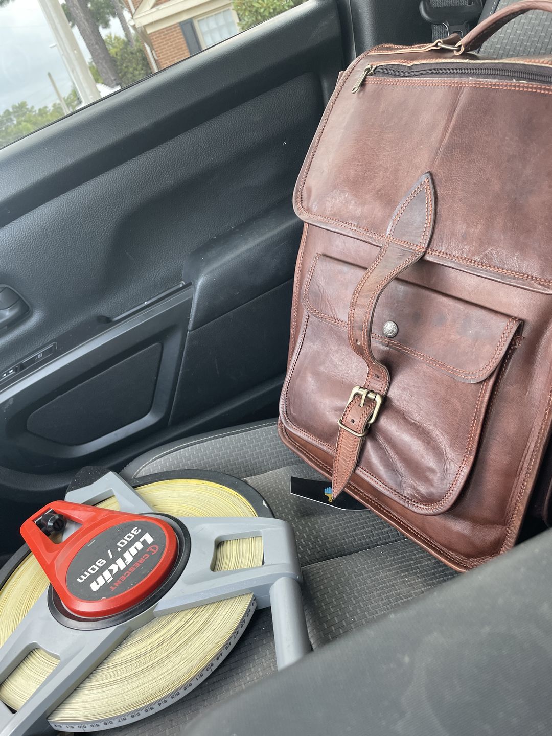 Customer photo review of Mahi Leather Laptop Backpack