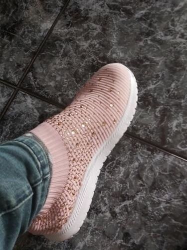 Customer photo review of [SUMMER 2021] Kafa™ Women's Crystal Breathable Slip On Shoes【BUY 2 FREE SHIPPING】