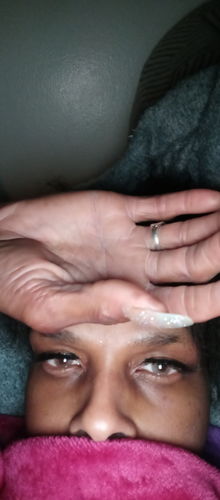 Customer photo review of [US Warehouse] Polar Lights Brown Prescription Contact Lenses