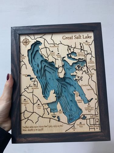 Customer photo review of 3D CUSTOM AREA MAP