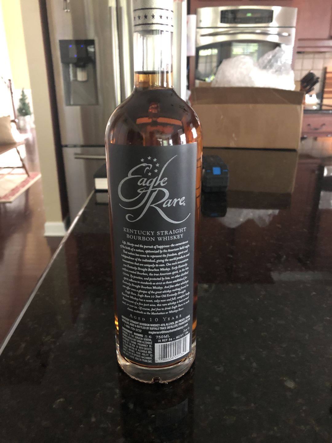 Customer photo review of Eagle Rare "10 Year" Kentucky Straight Bourbon Whiskey