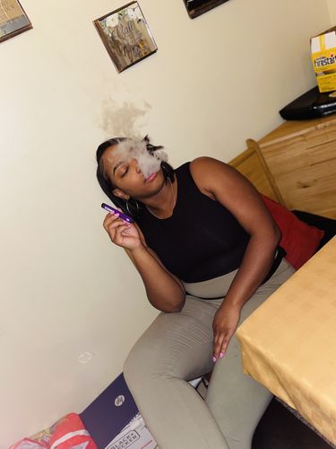 Customer photo review of Breeze Plus Disposable Pod System | Grape Ice