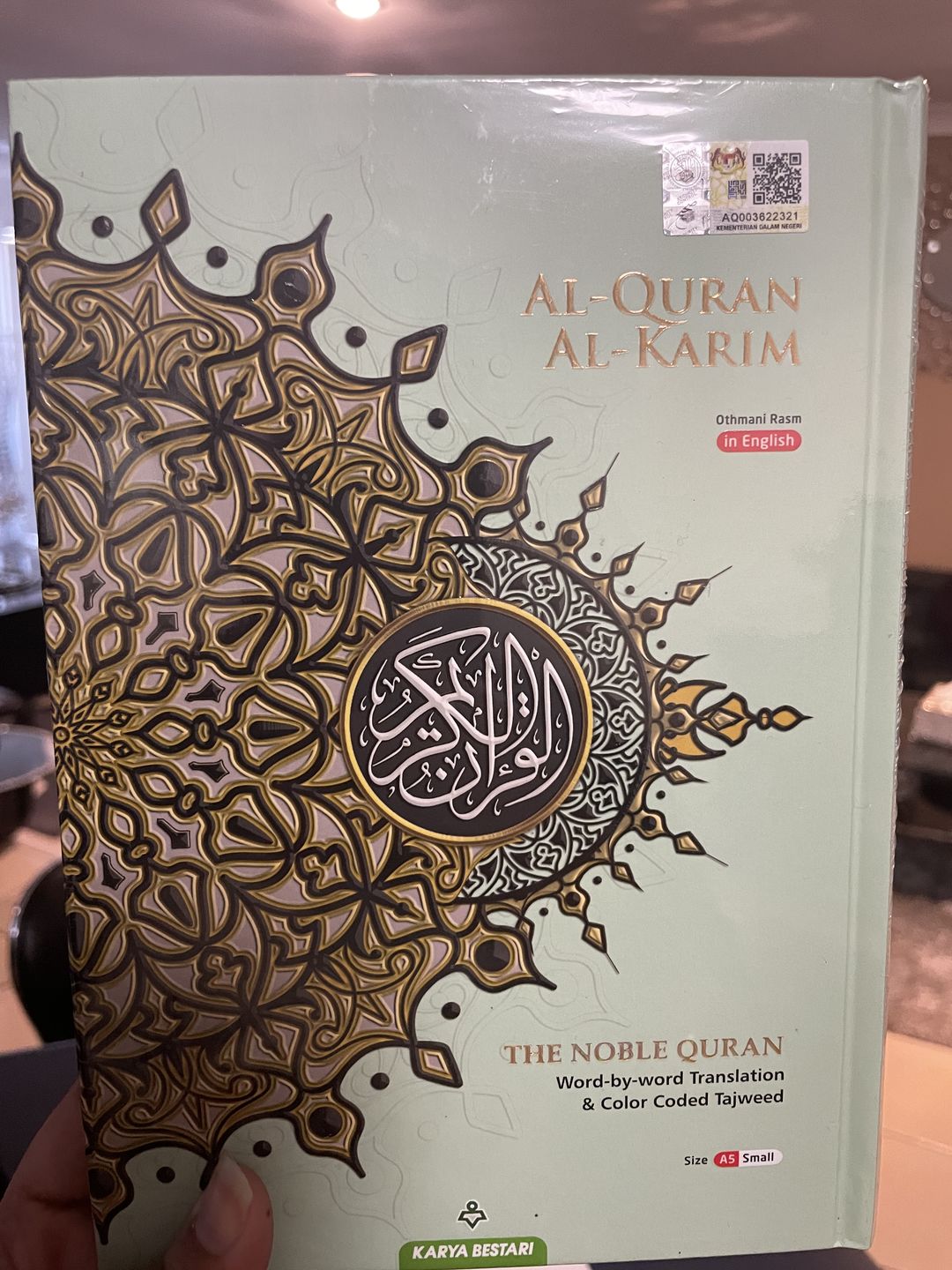Customer photo review of Al-Quran Al-Karim (Maqdis) Word by Word Translation A5