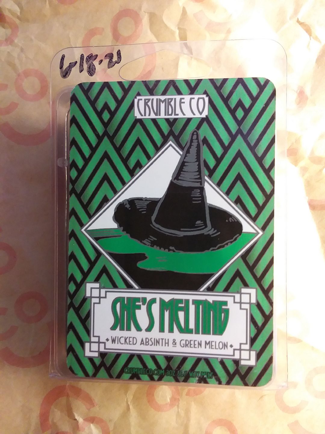 Customer photo review of She's Melting Wax Melts