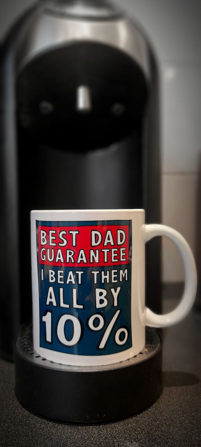 Customer photo review of Best Dad Guarantee 🔨 - Coffee Mug