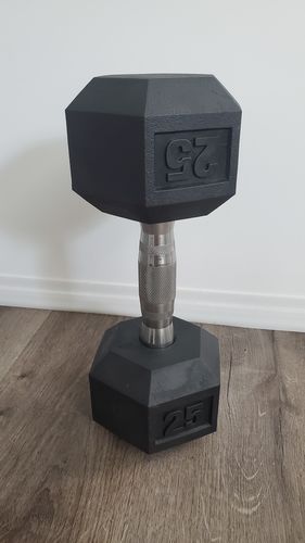 Customer photo review of Hex Head Dumbbell (singles)