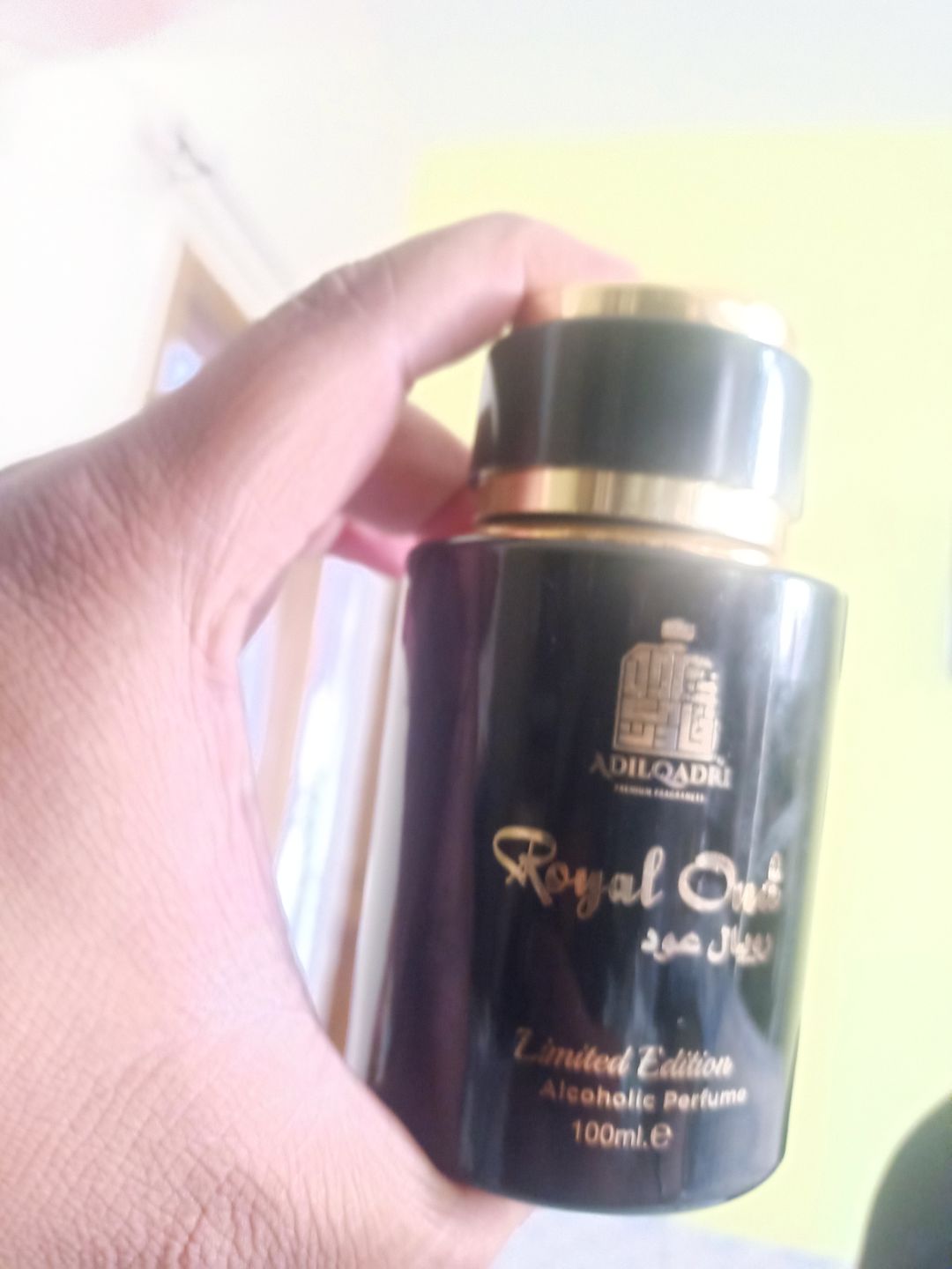 Customer photo review of Adilqadri Royal Oudh Luxury Eau De Perfume Spray 100 ml
