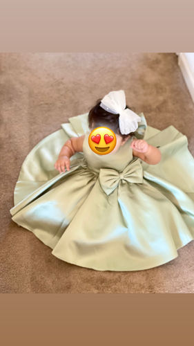 Customer photo review of Elegant Bow Birthday Dress