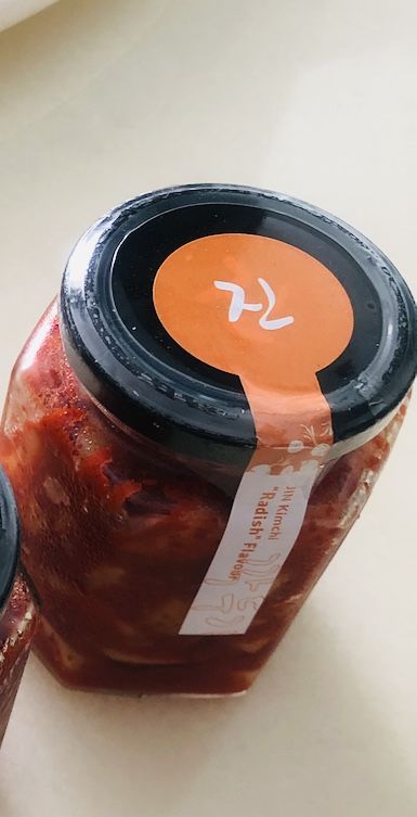 Customer photo review of JIN "Radish" Kimchi