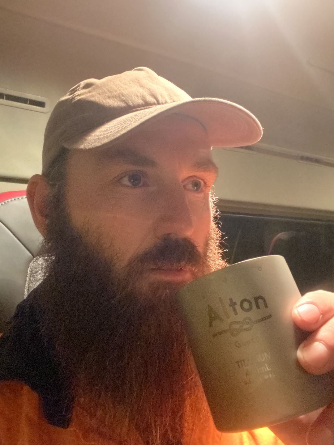 Customer photo review of Titanium Double-Wall Mug 450mL
