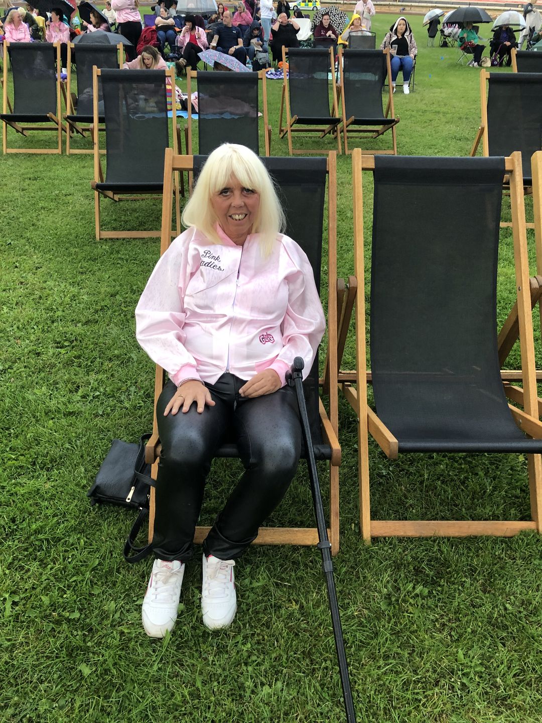 Customer photo review of Grease Pink Ladies Jacket