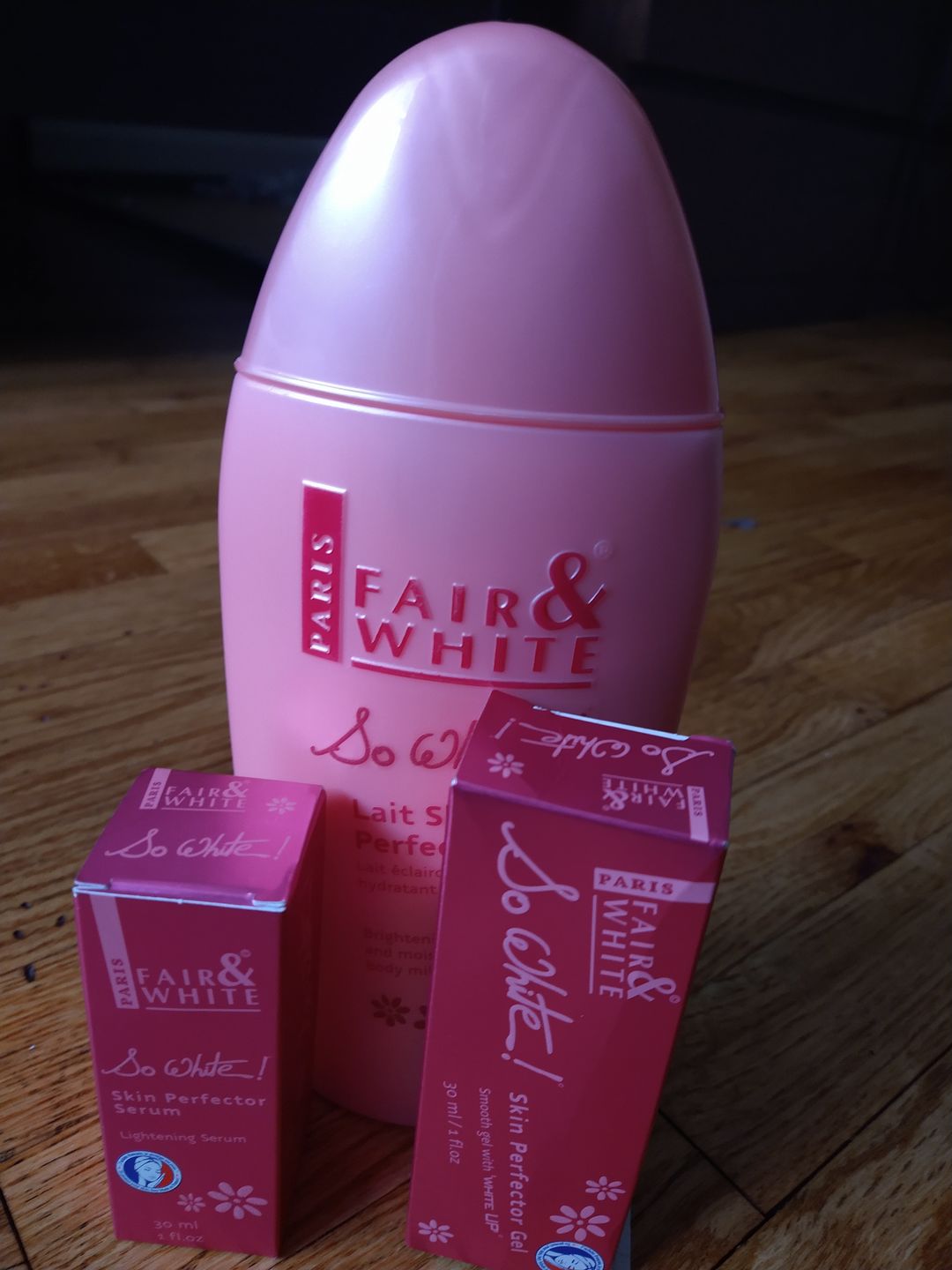 Customer photo review of Fair & White SoWhite! Essentials Kit