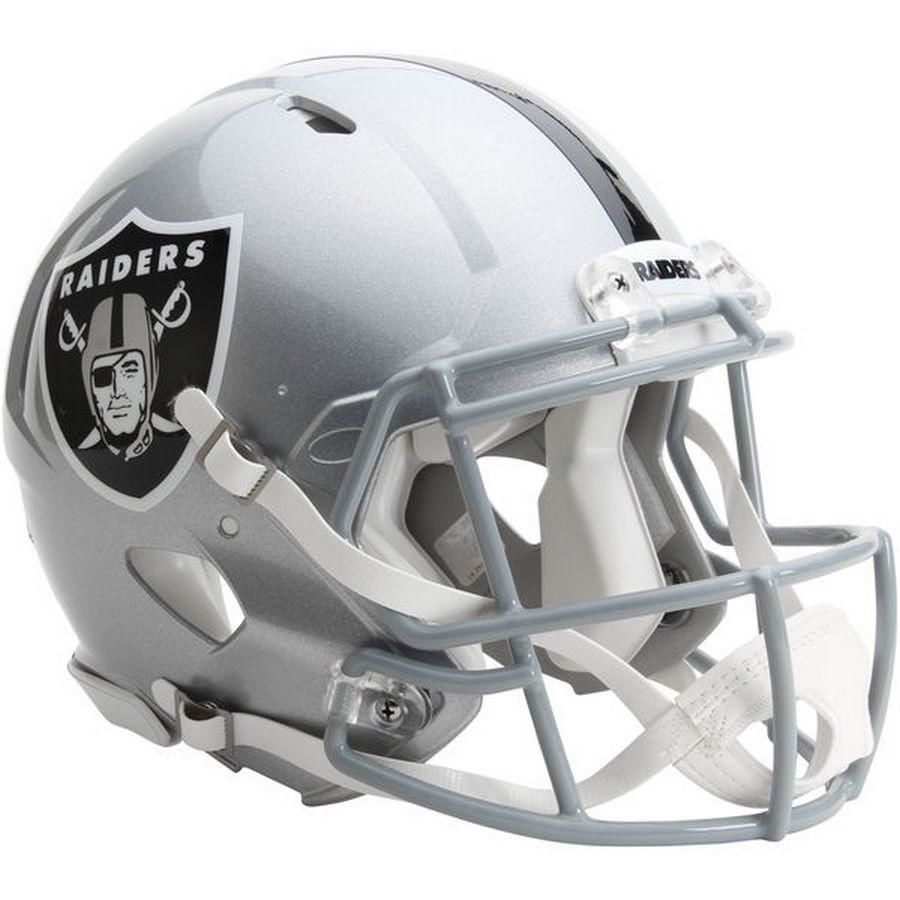 Customer photo review of Las Vegas Raiders Riddell Revolution Speed Authentic Football Helmet
