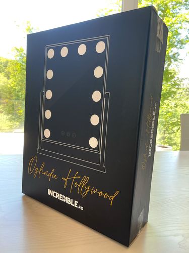 Customer photo review of Oglinda Hollywood profesionala pentru machiaj