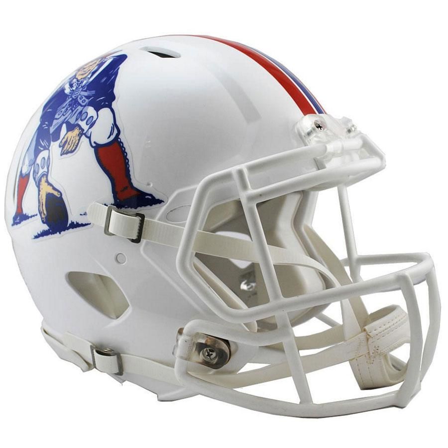Customer photo review of New England Patriots 1982-89 Riddell Throwback Authentic Football Helmet