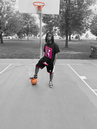 Customer photo review of Grand Theft Auto Vice City Basketball Shorts