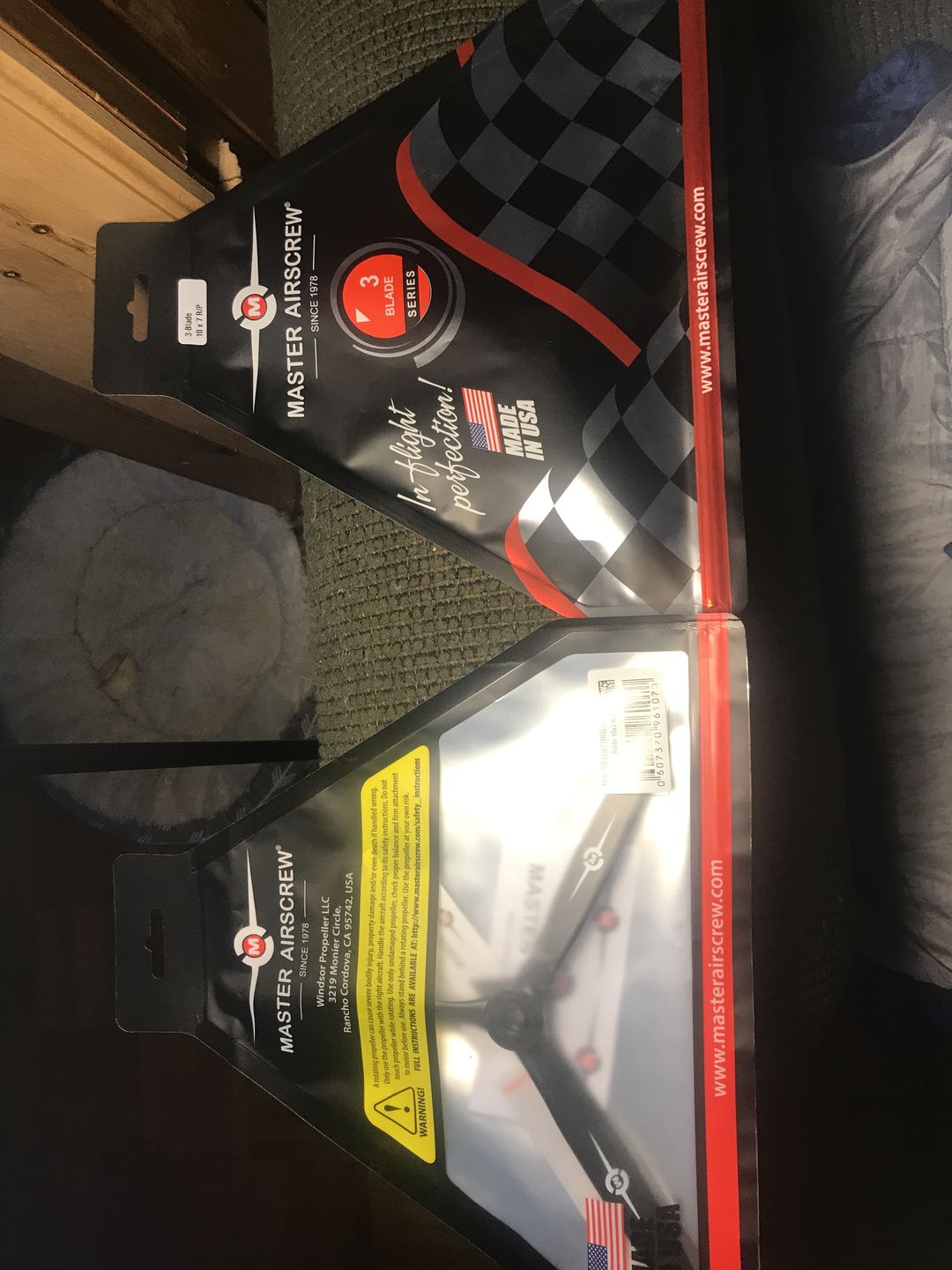Customer photo review of 3-Blade - 10x7 Propeller Rev./Pusher