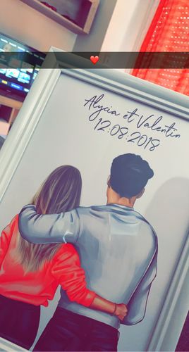 Customer photo review of Couple - Poster personnalisé