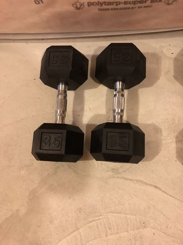 Customer photo review of Hex Head Dumbbell (singles)