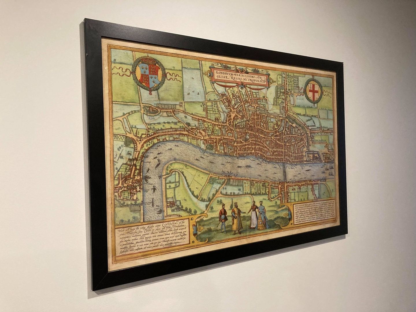 Customer photo review of The Oldest Map of London, 1559 - City of London, Westminster, Southwark