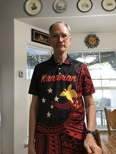Customer photo review of Papua New Guinea Polo Shirt - Kandrian Polynesian Patterns