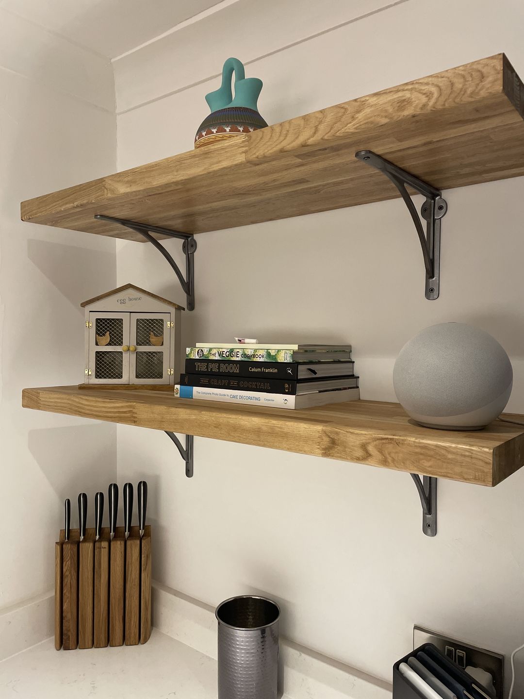 Customer photo review of 10 Inch Ironbridge Cast Iron Shelf Bracket