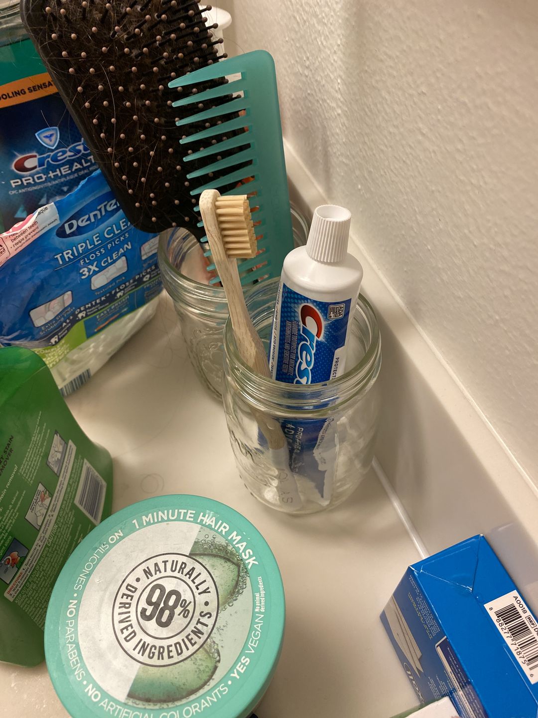 Customer photo review of OLAS Toothbrush Natural - White Handle