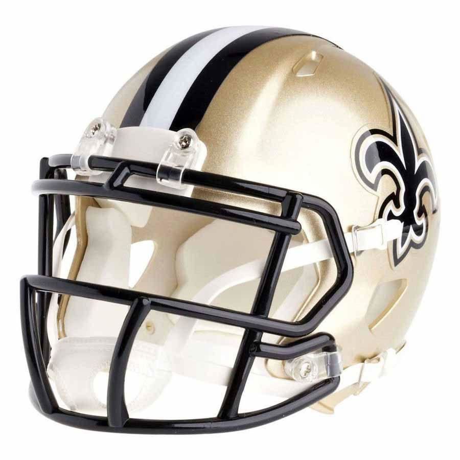 Customer photo review of New Orleans Saints Riddell Speed Mini Football Helmet