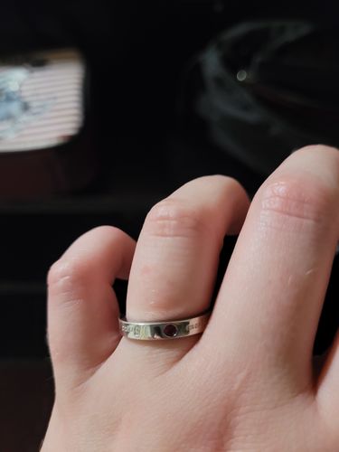 Customer photo review of Harry Potter Hogwarts Candle - Hogwarts House Ring Collection