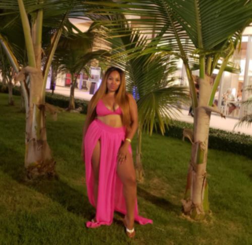 Customer photo review of Fashion Sexy Solid Split Joint Backless Spaghetti Strap Sleeveless Two Pieces