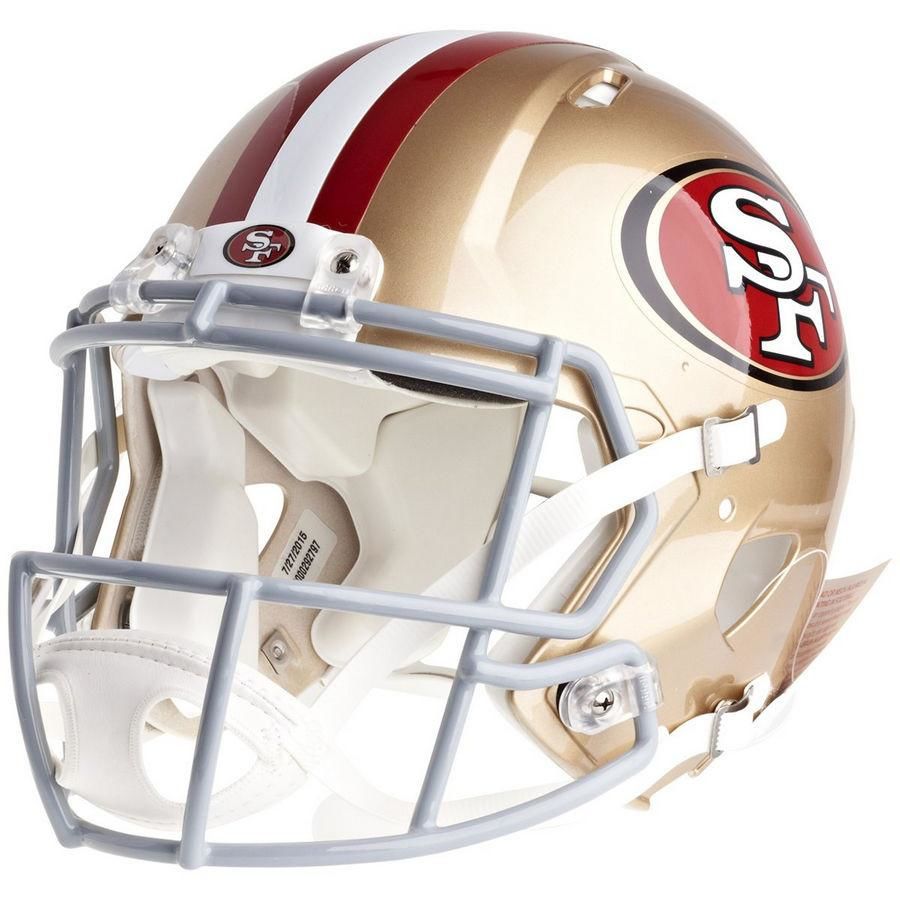 Customer photo review of San Francisco 49ers Riddell Revolution Speed Authentic Football Helmet