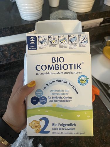 Customer photo review of HiPP Stage 2 Organic (Bio) Combiotic Infant Milk Formula (600g) - German Version 6 BOXES