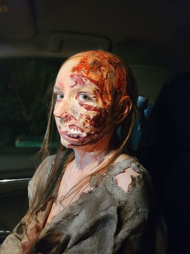 Customer photo review of Vinyl Bald Cap Flesh Pigment